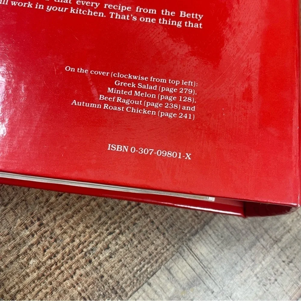 Vintage 1987 Golden Betty Crocker's Cookbook 5 Ring Binder Hardcover Recipes